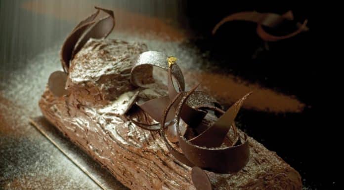 La bûche de noël au chocolat, par Olivier BAJARD