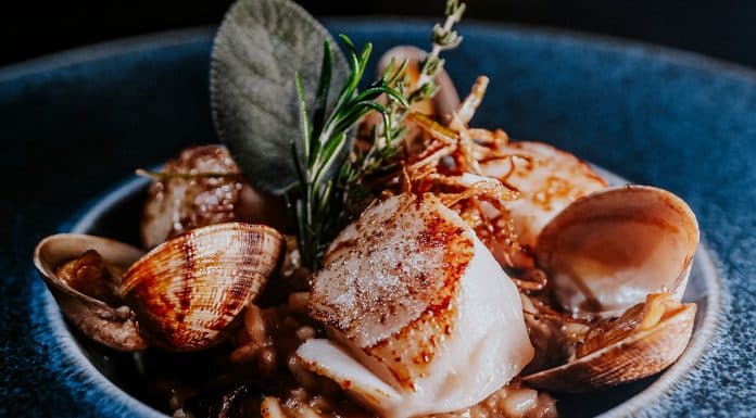 Risotto terre et mer, par Philippe ROCA