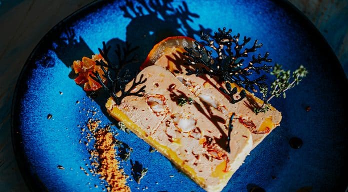 Terrine de foie gras au homard, par Christophe PERRIN