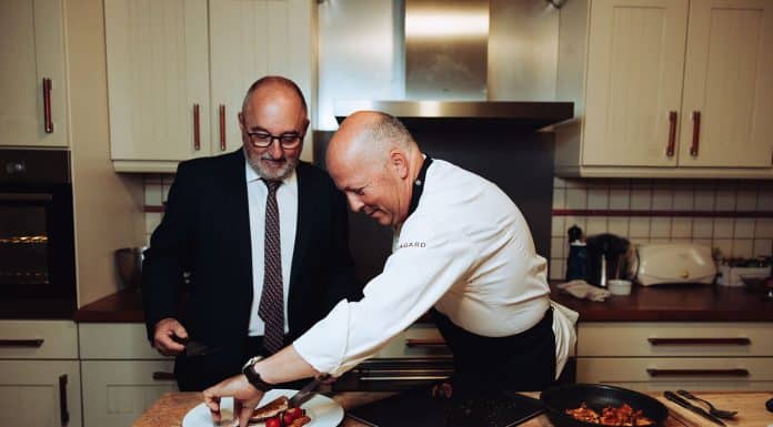 Thierry Bonnier Préfet des Pyrénées-Orientales avec Jean-Louis RICART